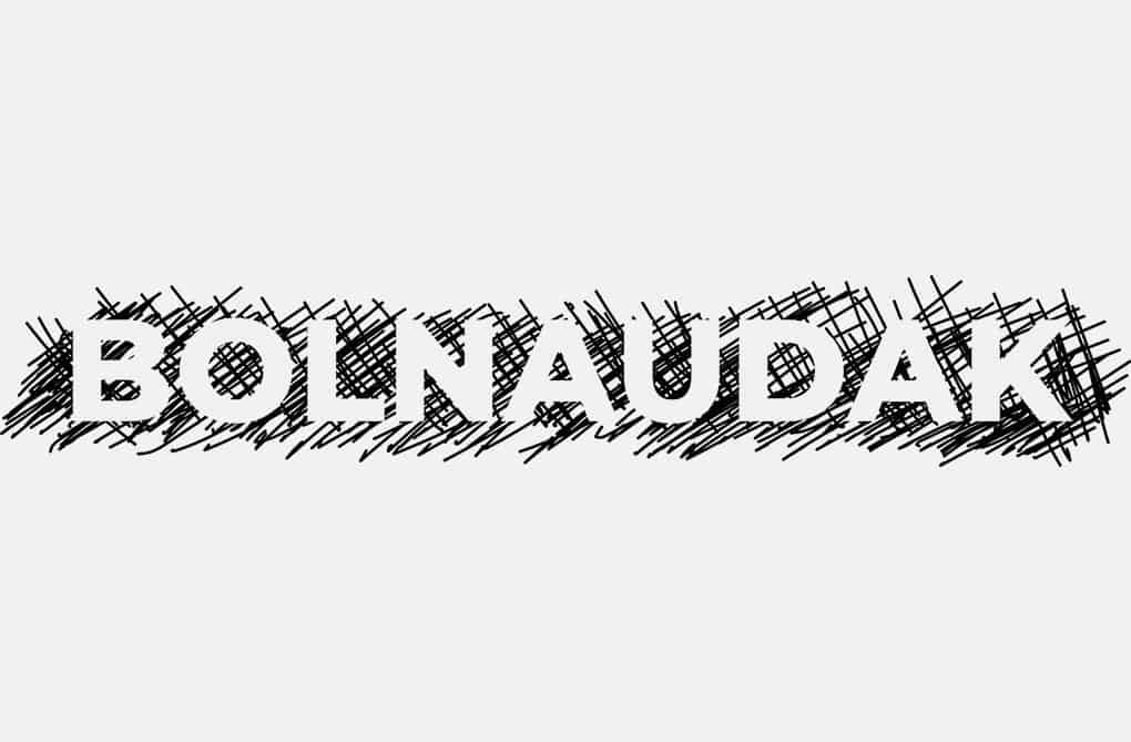 Logotype rature pour collectif Bolnaudak
